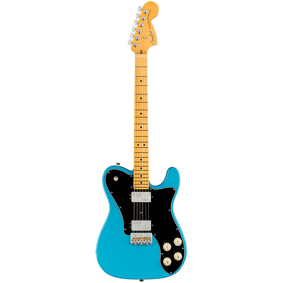 Fender American Professional II Tele DLX MN Miami Blue E-Gitarre Fender American Professional II Tele DLX MN Miami Blue E-Gitarre von Fender