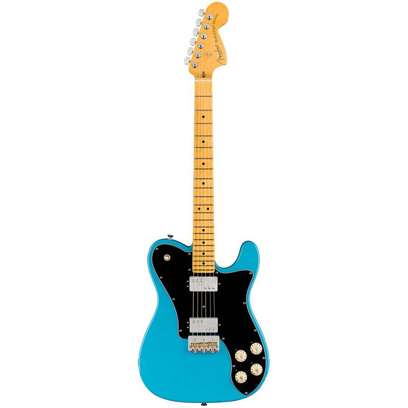Fender American Professional II Tele DLX MN Miami Blue E-Gitarre von Fender