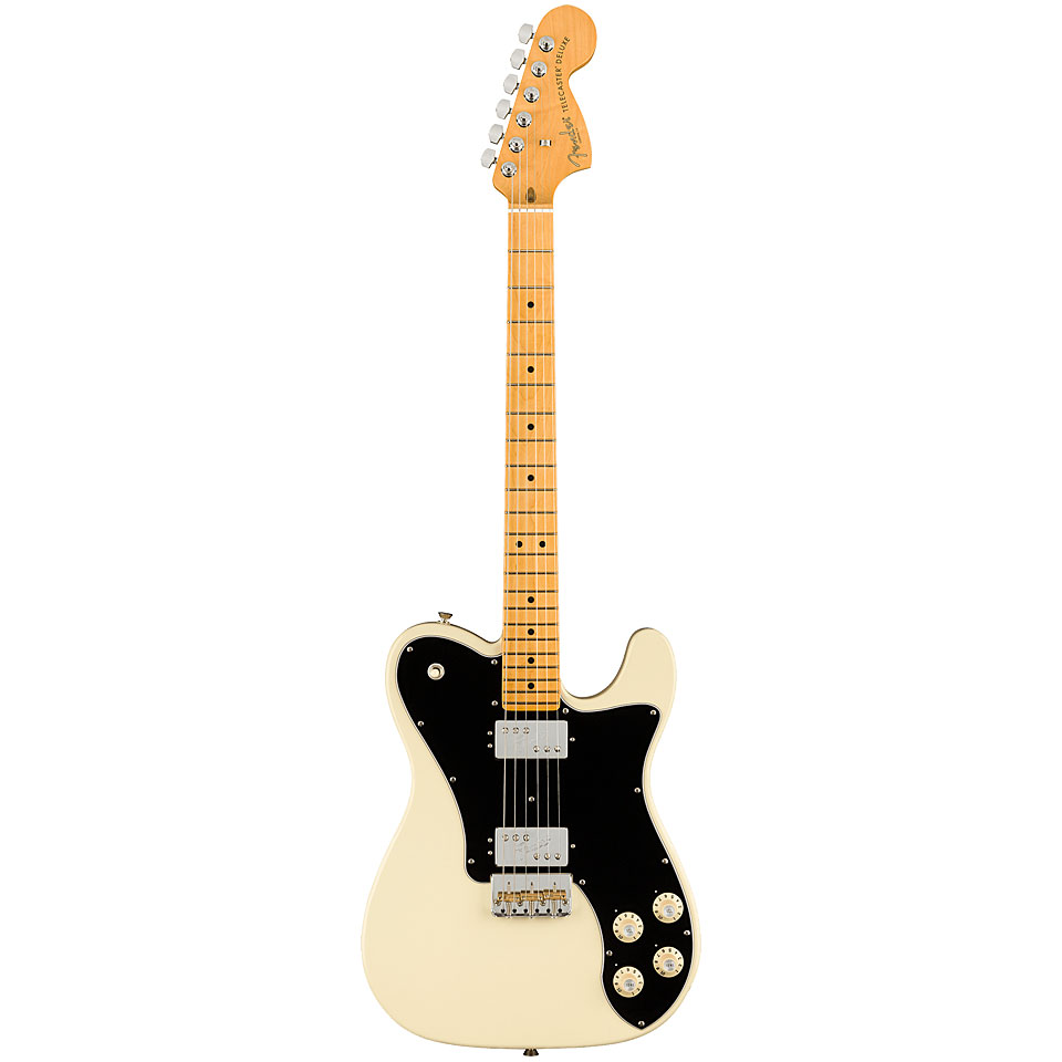 Fender American Professional II Tele DLX MN Olympic White E-Gitarre von Fender