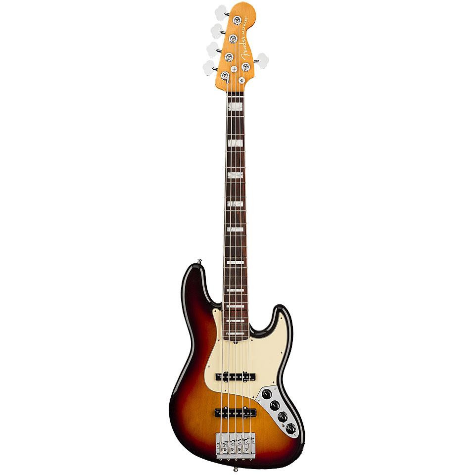 Fender American Ultra Jazz Bass V RW ULTRBST E-Bass Fender American Ultra Jazz Bass V RW ULTRBST E-Bass von Fender