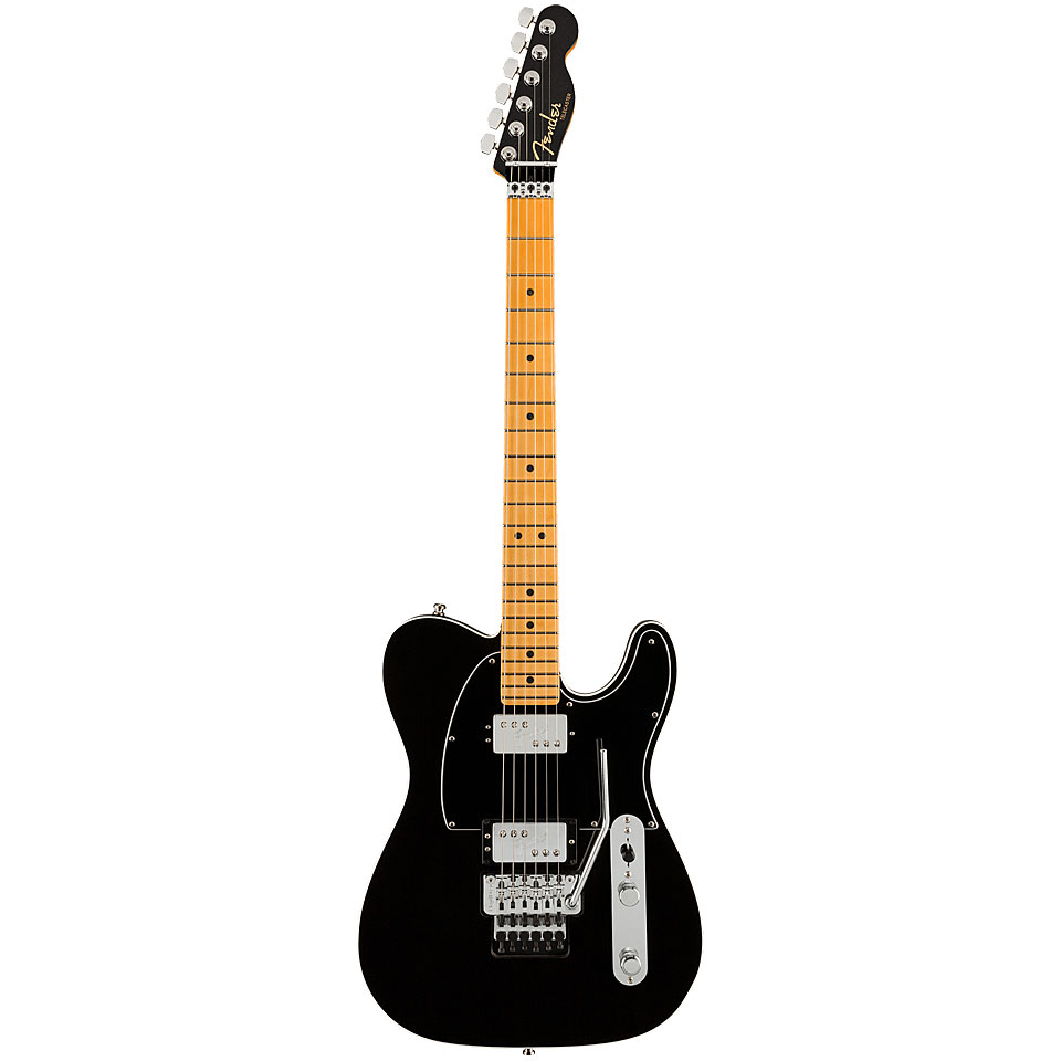 Fender American Ultra Luxe Telecaster MN HH FR Mystic Black E-Gitarre von Fender