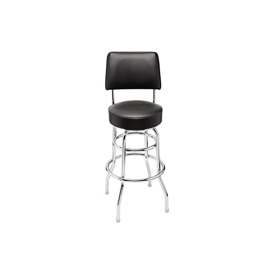 Fender Blackout Backrest Barstool, 30" Geschenkartikel von Fender