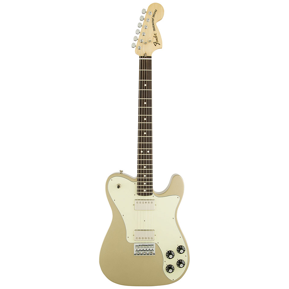 Fender Chris Shiflett Telecaster Deluxe Shoreline Gold E-Gitarre von Fender