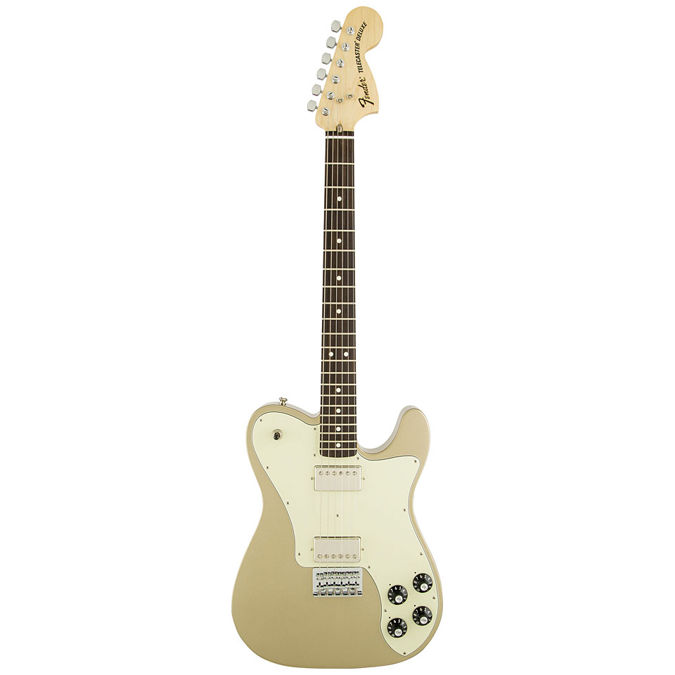 Fender Chris Shiflett Telecaster Deluxe Shoreline Gold E-Gitarre Fender Chris Shiflett Telecaster Deluxe Shoreline Gold E-Gitarre von Fender