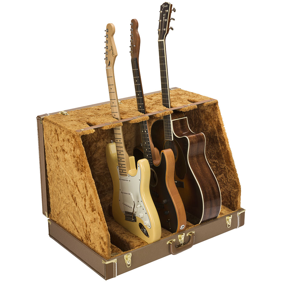 Fender Classic Series Case Stand - 5 Guitar BRN Gitarrenständer von Fender