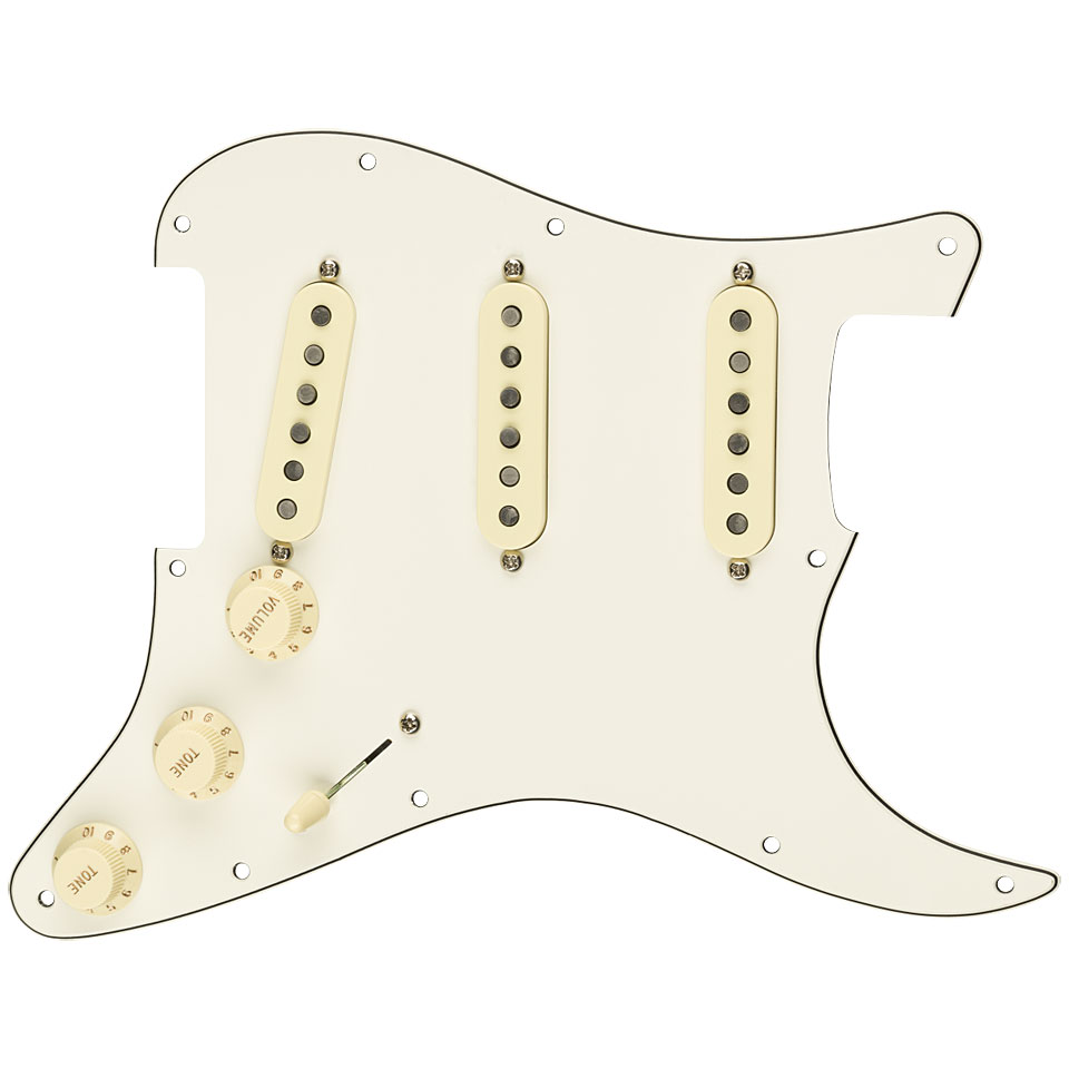 Fender Cust 69 pre wired Set Parchment Pickguard Pickup E-Gitarre Fender Cust 69 pre wired Set Parchment Pickguard Pickup E-Gitarre von Fender