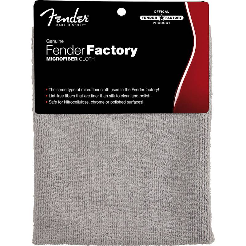 Fender Factory Microfiber Cloth Pflegemittel Gitarre/Bass von Fender