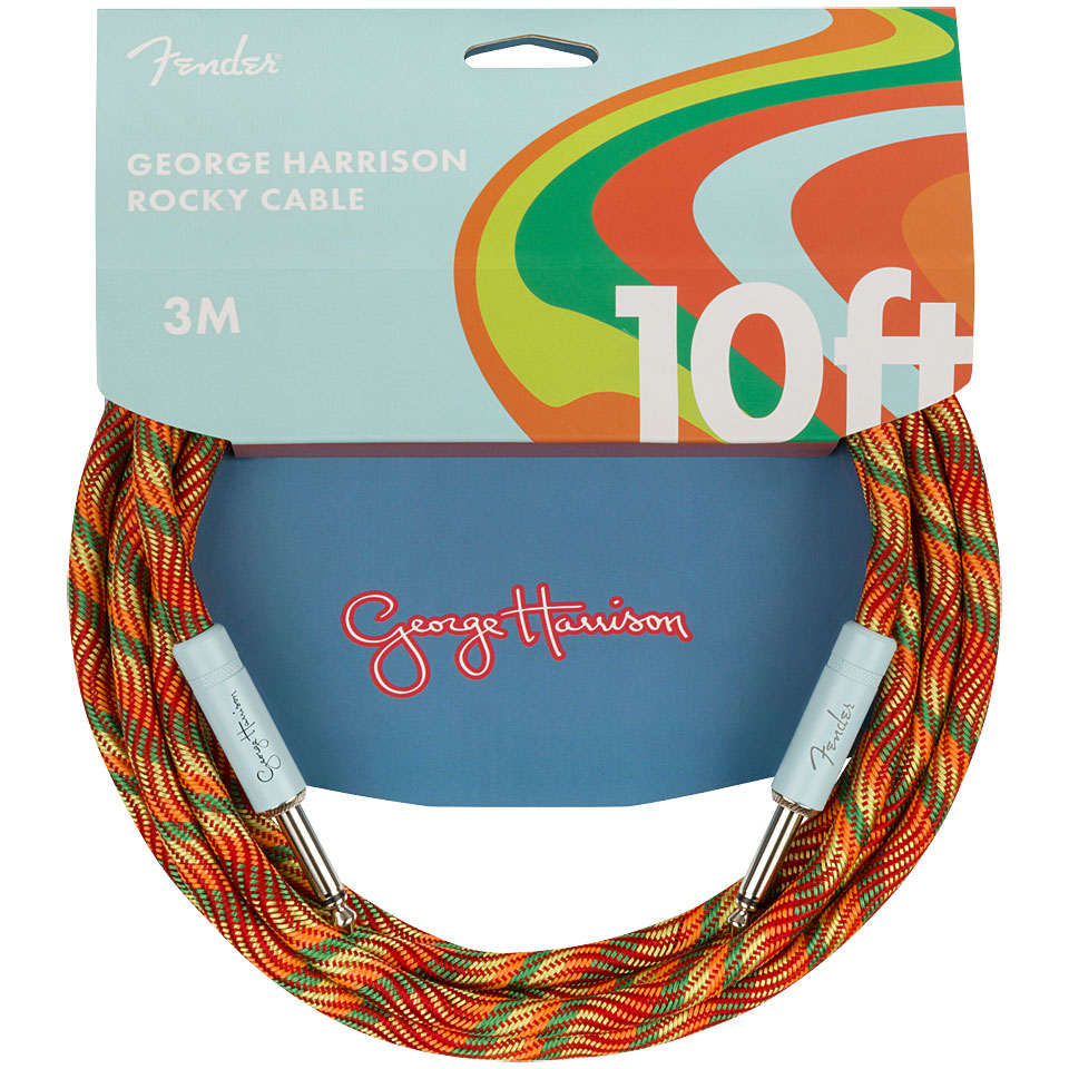Fender George Harrison Rocky Instrument Cable 3 m Instrumentenkabel Fender George Harrison Rocky Instrument Cable 3 m Instrumentenkabel von Fender