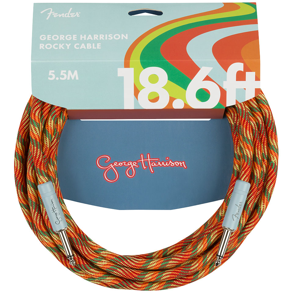 Fender George Harrison Rocky Instrument Cable 5,5 m Instrumentenkabel Fender George Harrison Rocky Instrument Cable 5,5 m Instrumentenkabel von Fender