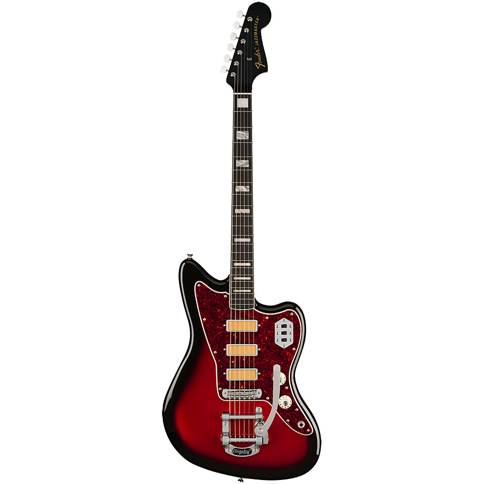 Fender Gold Foil Jazzmaster EB Candy Apple Burst E-Gitarre Fender Gold Foil Jazzmaster EB Candy Apple Burst E-Gitarre von Fender