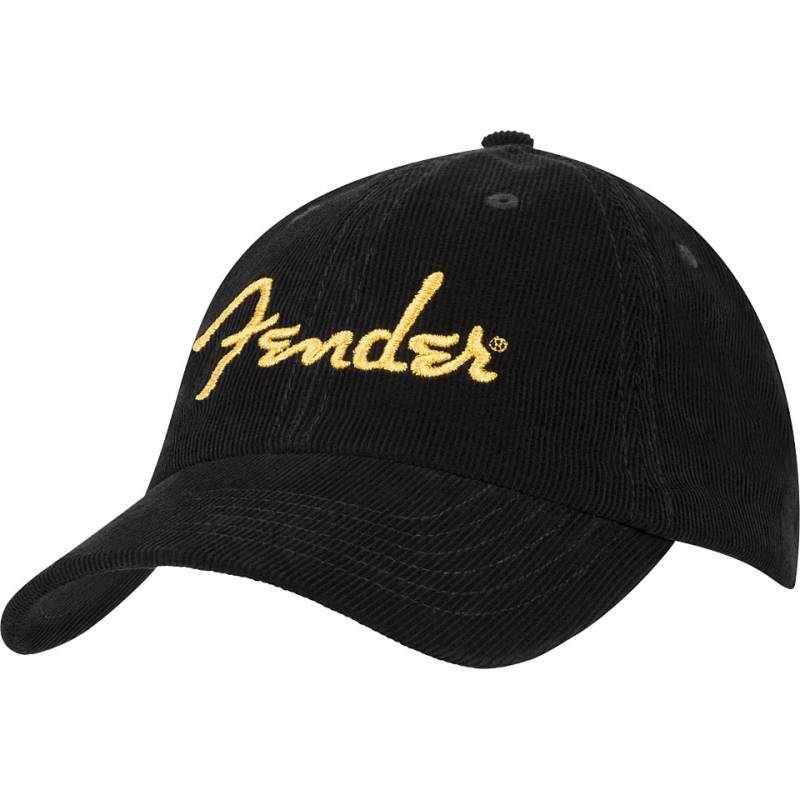 Fender Gold Spaghetti Logo Cord Cap Cap von Fender