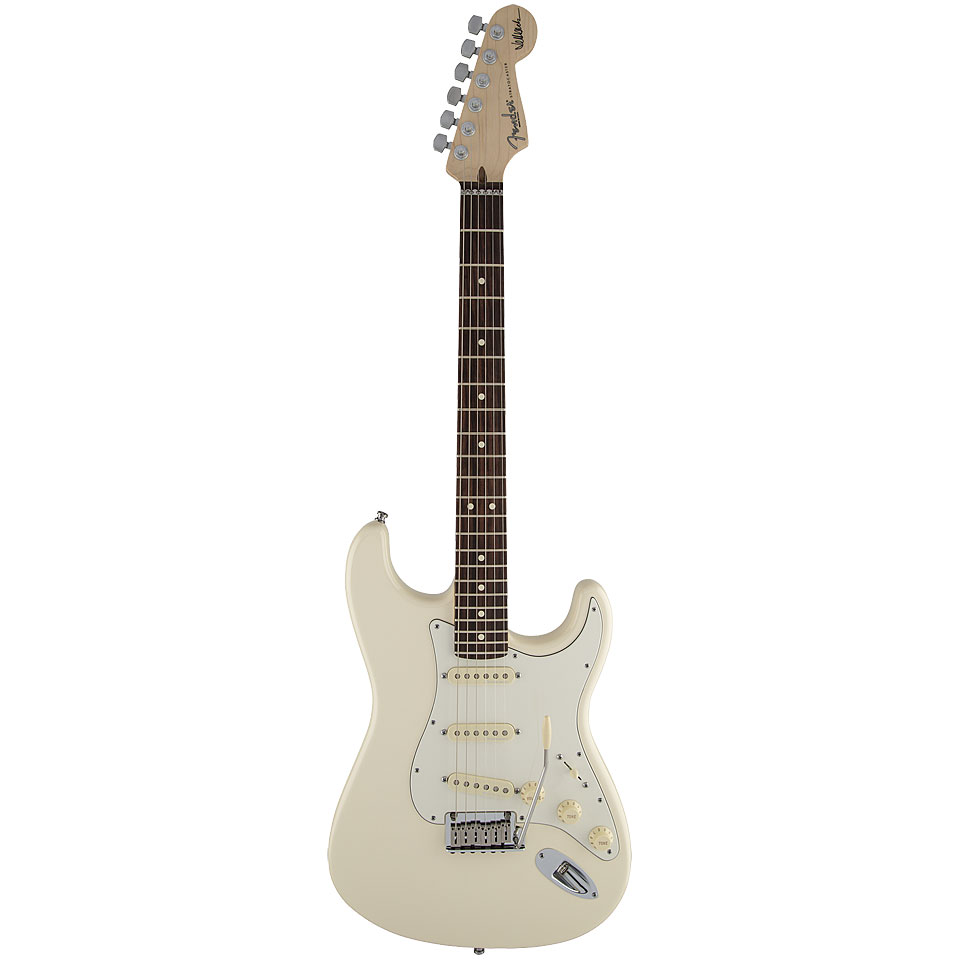 Fender Jeff Beck Stratocaster Olympic White E-Gitarre von Fender