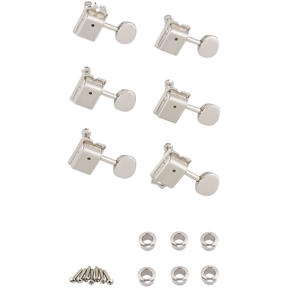 Fender American Vintage Guitar Tuning Machines, Nickel (6) Mechanik Fender American Vintage Guitar Tuning Machines, Nickel (6) Mechanik von Fender