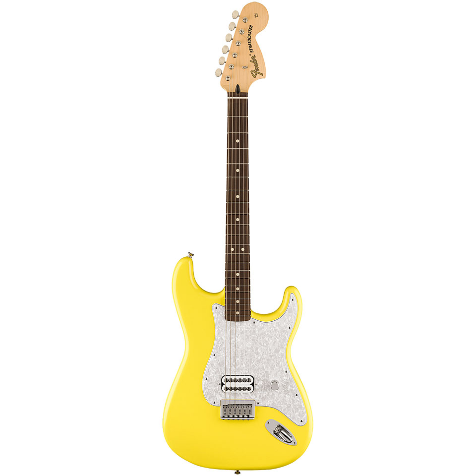 Fender LTD Tom Delonge Strat Graffiti Yellow E-Gitarre von Fender