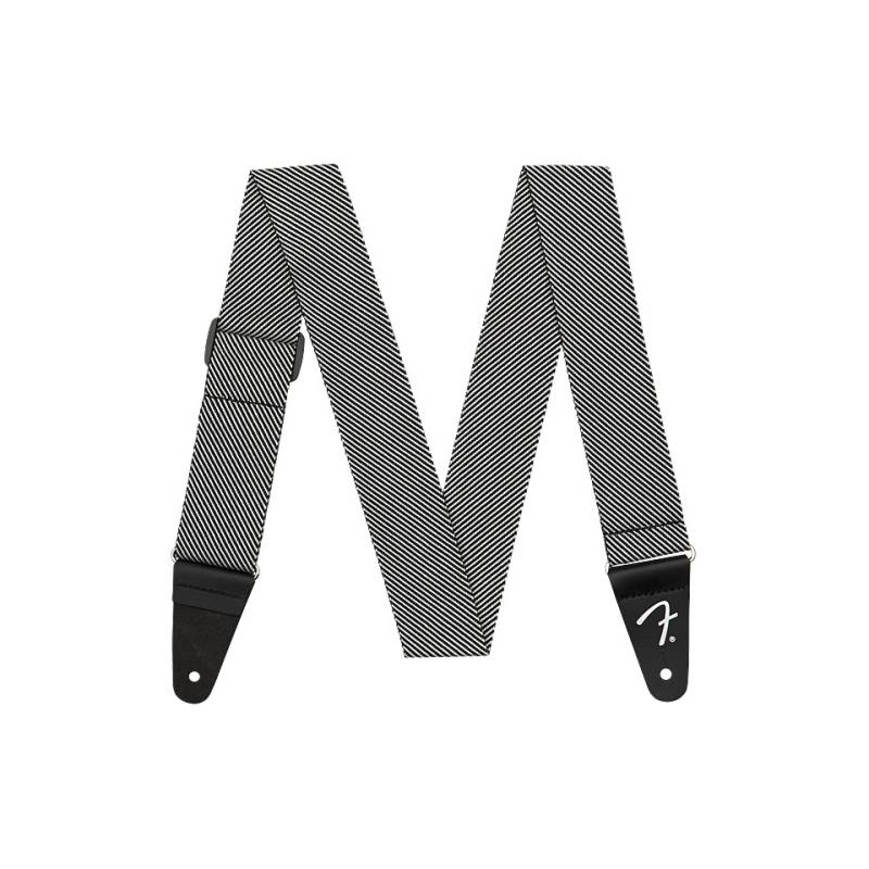 Fender Modern Tweed Strap White Black 5 cm Gitarrengurt von Fender