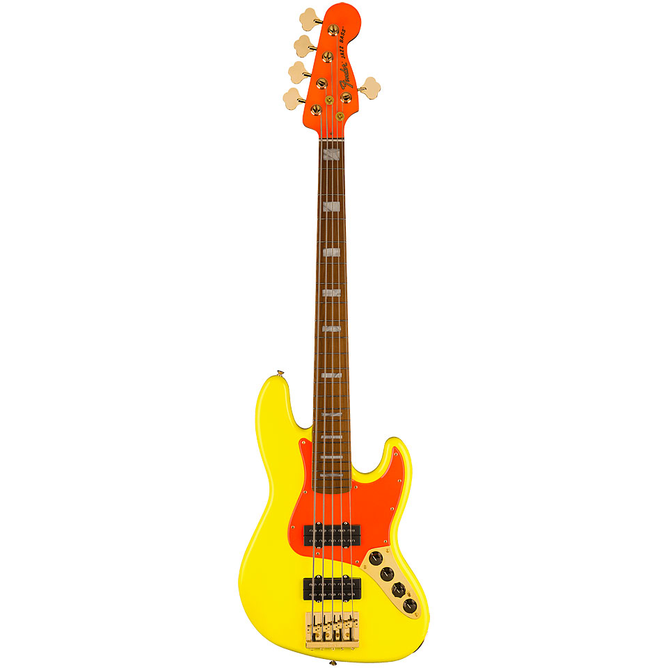 Fender Mono Neon Jazz Bass V MN E-Bass Fender Mono Neon Jazz Bass V MN E-Bass von Fender