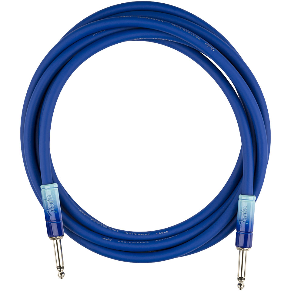 Fender Ombre 10" Belair Blue 3 m Instrumentenkabel von Fender