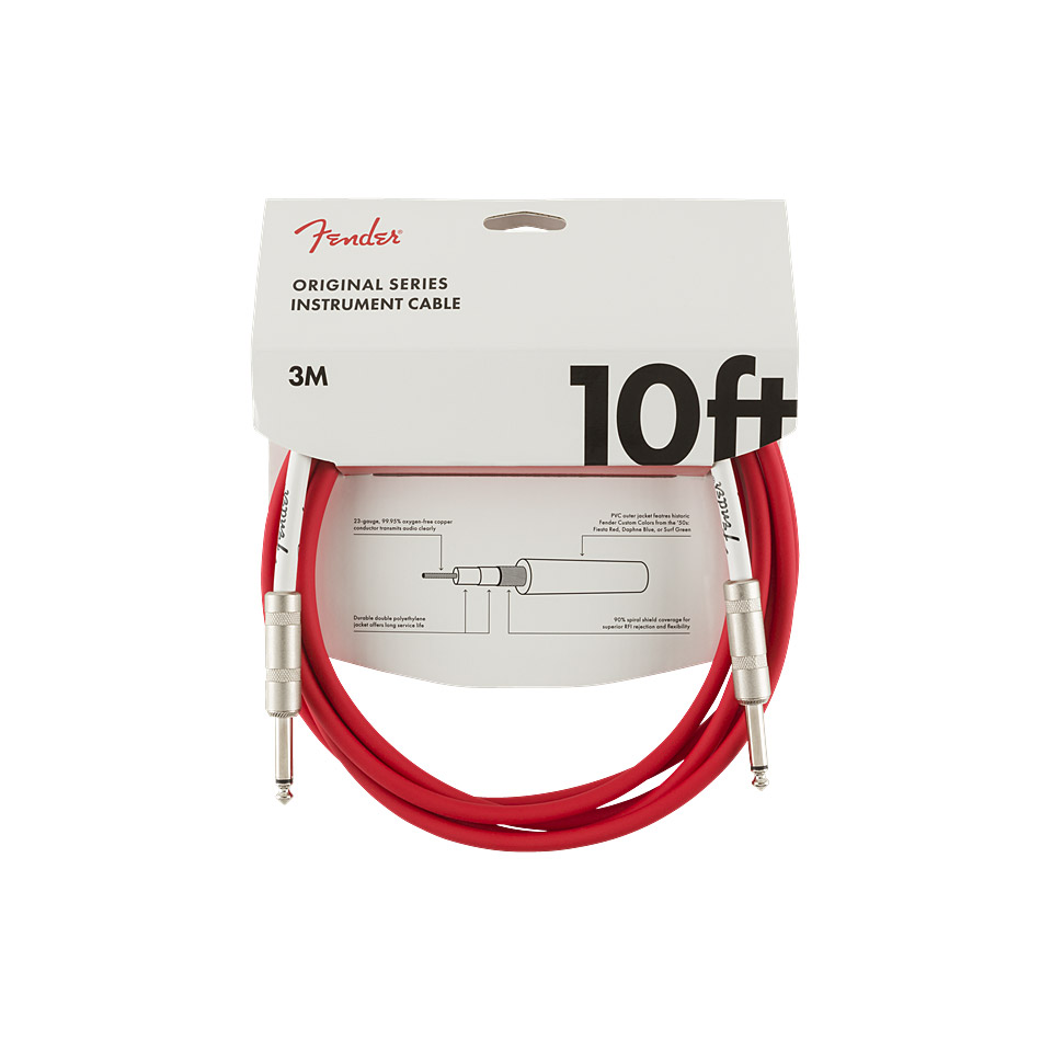 Fender Original Series 3 m FRD Instrumentenkabel von Fender