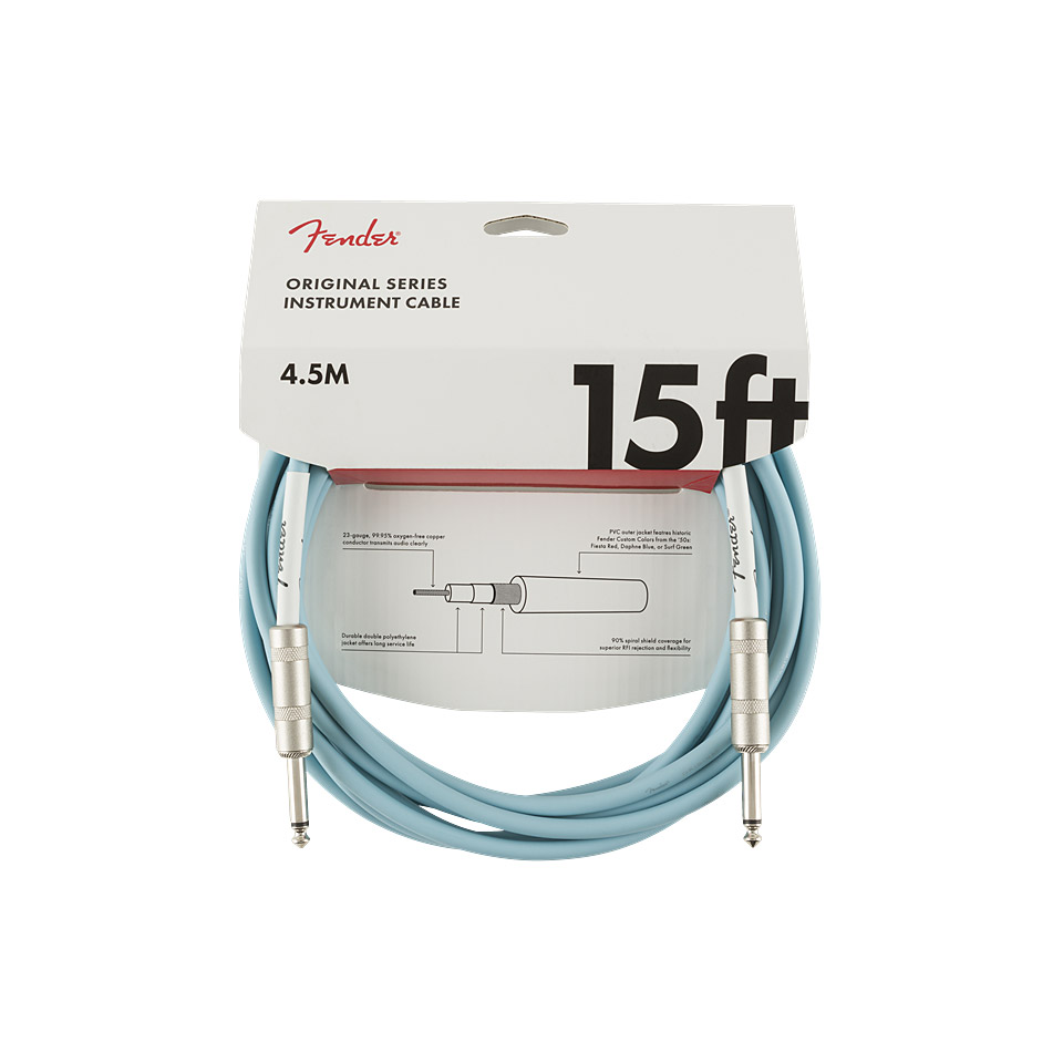 Fender Original Series 4,5 m DB Instrumentenkabel Fender Original Series 4,5 m DB Instrumentenkabel von Fender