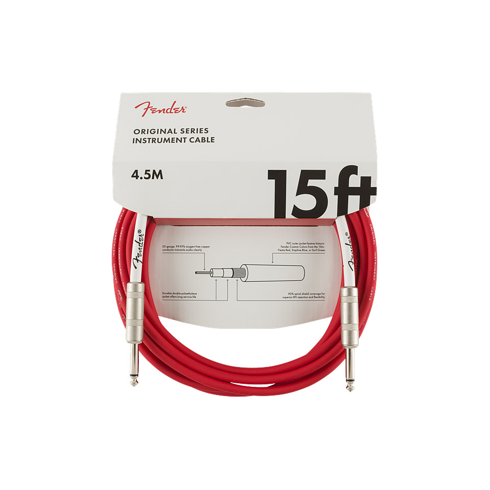 Fender Original Series 4,5 m FRD Instrumentenkabel von Fender