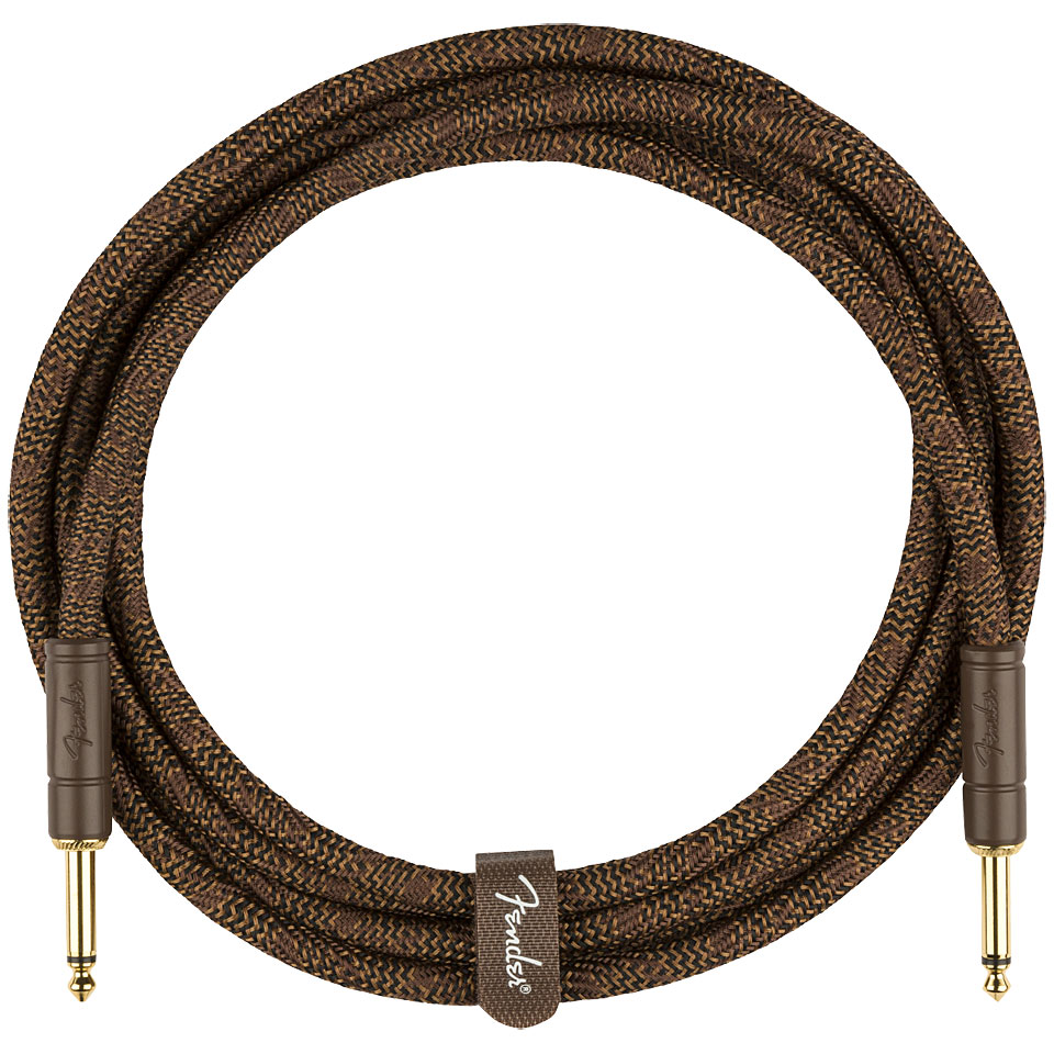 Fender Paramount 10' Acoustic Instrument Cable, Brown Fender Paramount 10' Acoustic Instrument Cable, Brown von Fender