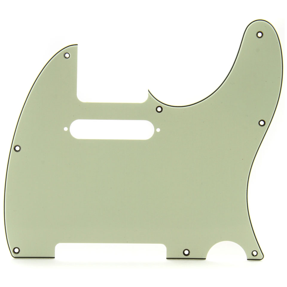 Fender Pickguard Telecaster, 8-Hole Mount, Mint Green, 3-Ply, mint von Fender