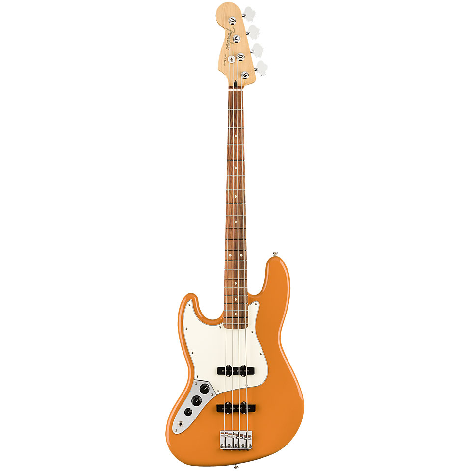 Fender Player Jazzbass PF Capri Orange E-Bass Lefthand Fender Player Jazzbass PF Capri Orange E-Bass Lefthand von Fender