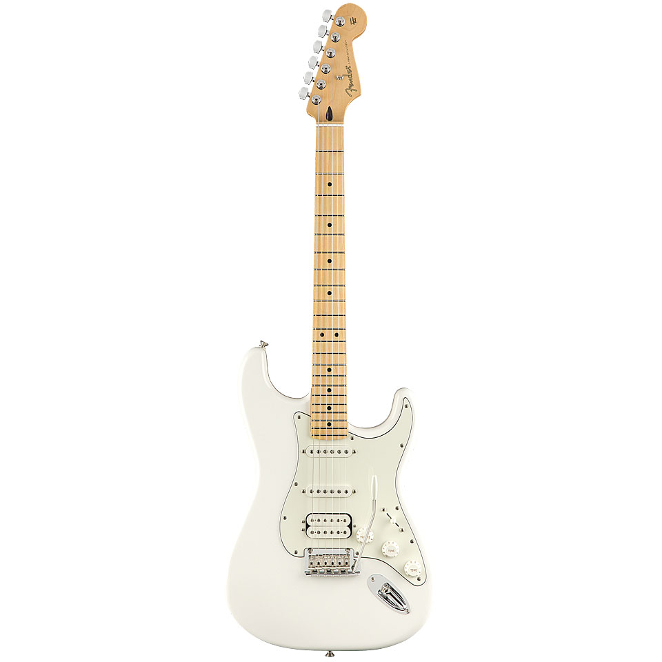 Fender Player Stratocaster HSS MN Polar White E-Gitarre von Fender