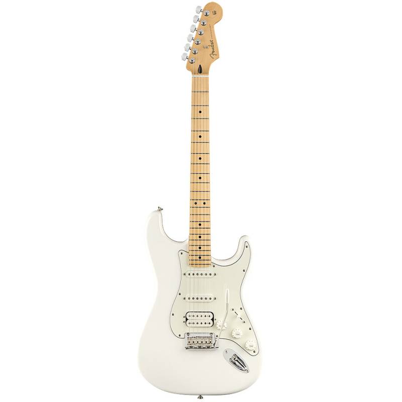 Fender Player Stratocaster HSS MN Polar White E-Gitarre von Fender