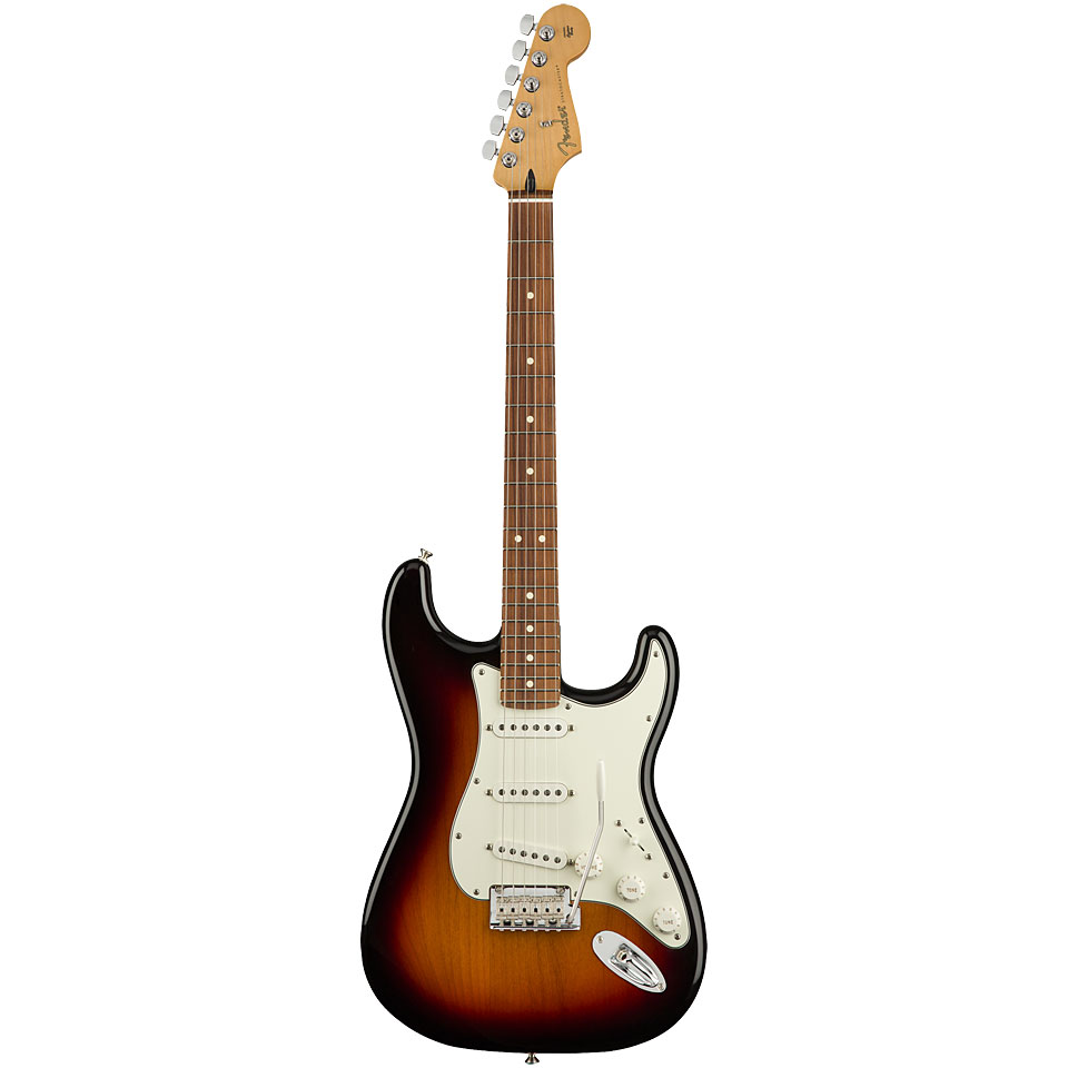 Fender Player Stratocaster PF 3-Color-Sunburst E-Gitarre von Fender