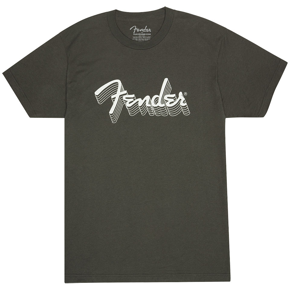 Fender Reflective Ink Charcoal M T-Shirt Fender Reflective Ink Charcoal M T-Shirt von Fender