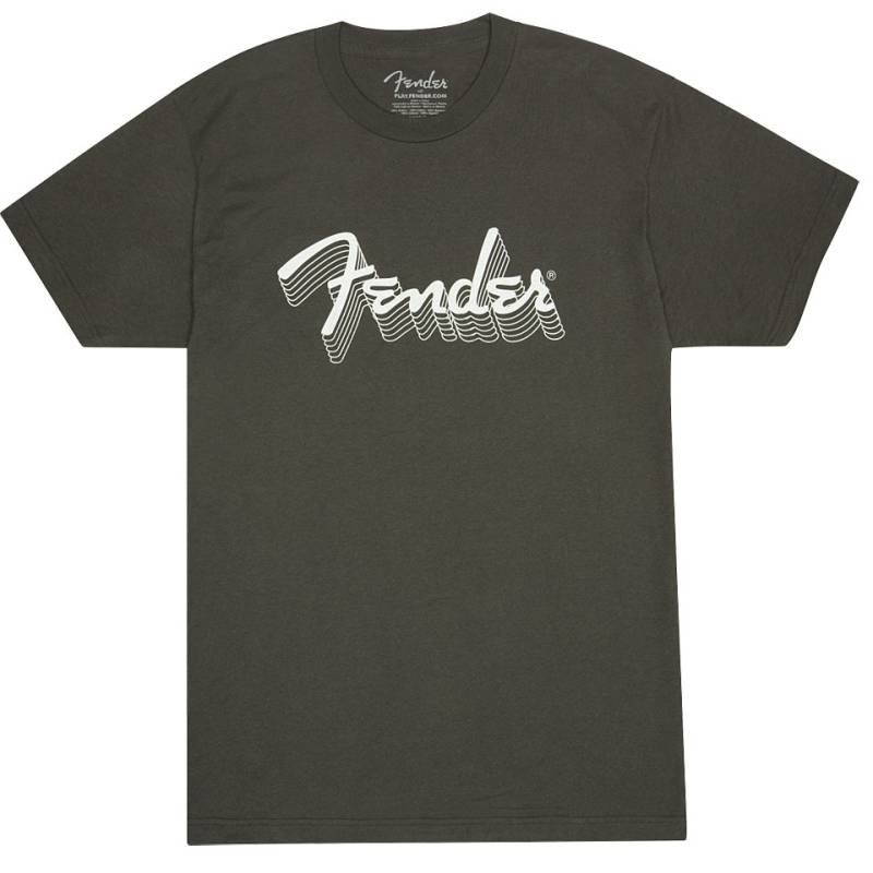 Fender Reflective Ink Charcoal S T-Shirt von Fender