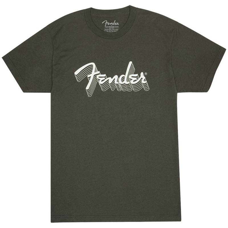 Fender Reflective Ink Charcoal XL T-Shirt von Fender