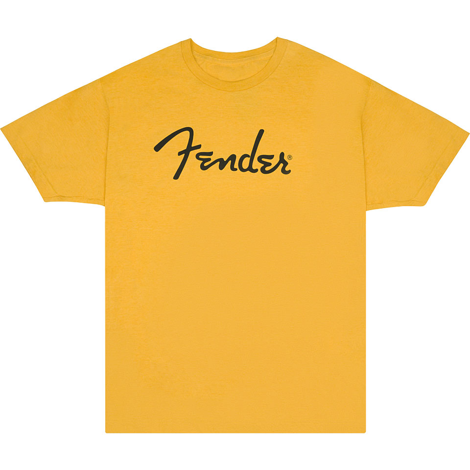 Fender Spaghetti Logo T Shirt Butterscotch L T-Shirt von Fender