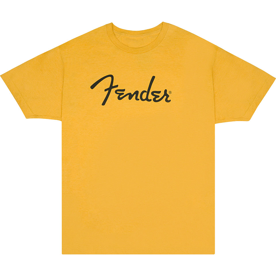 Fender Spaghetti Logo T Shirt Butterscotch M T-Shirt von Fender