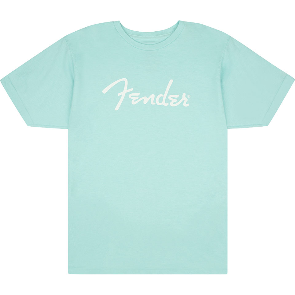 Fender Spaghetti Logo T Shirt Daphne Blue M T-Shirt Fender Spaghetti Logo T Shirt Daphne Blue M T-Shirt von Fender