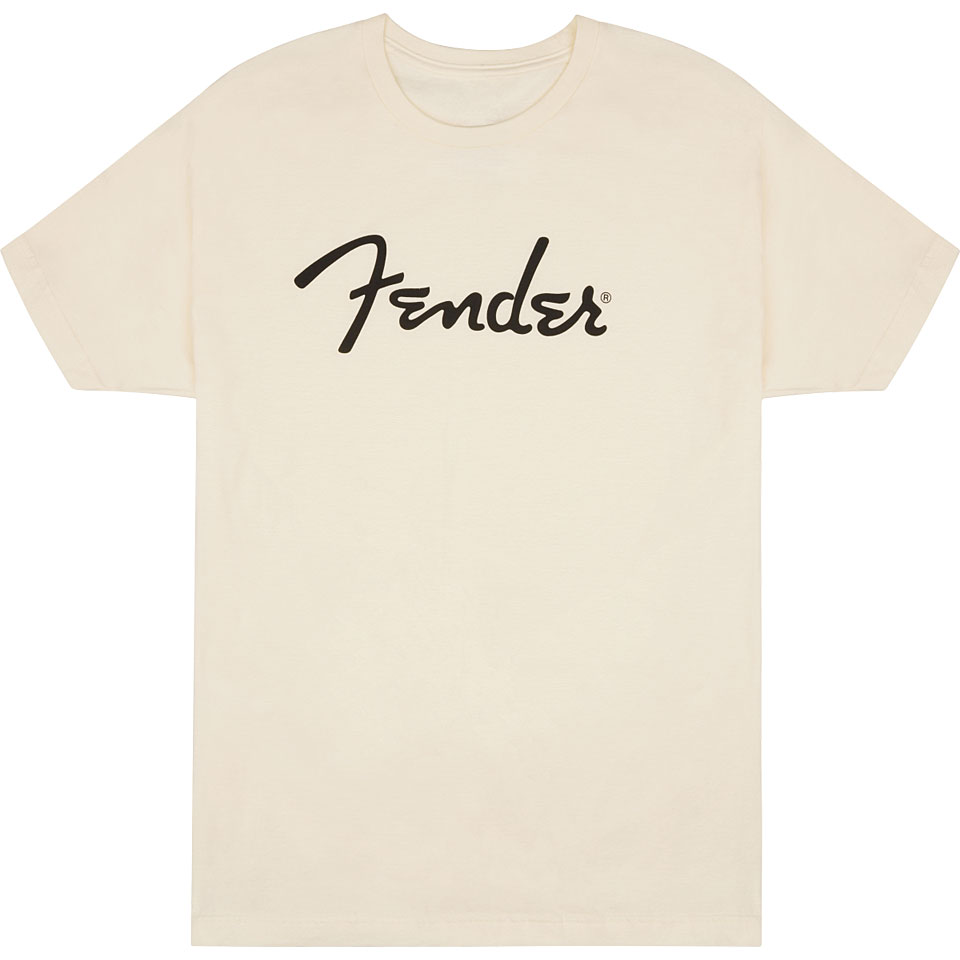 Fender Spaghetti Logo T Shirt Olympic White L T-Shirt von Fender