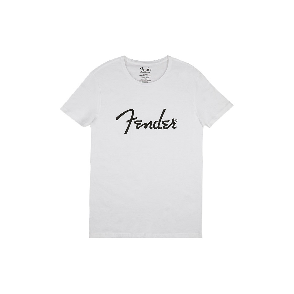 Fender Spaghetti Logo WHT S T-Shirt von Fender
