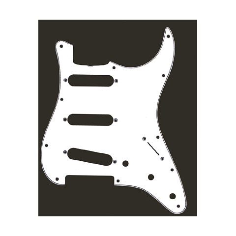 Fender 11-Hole Modern-Style Stratocaster® S/S/S Pickguard Pickguard von Fender