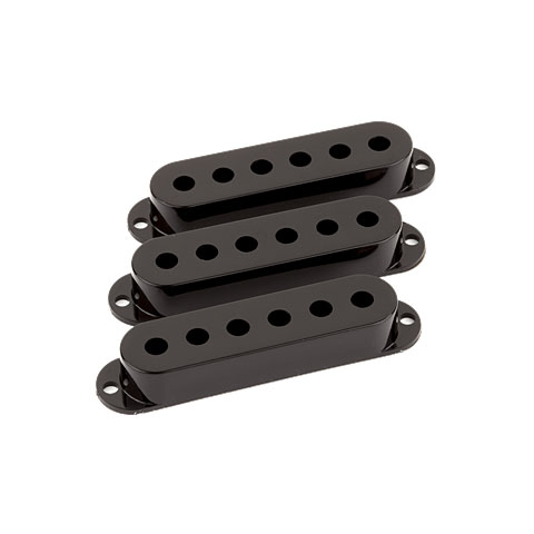 Fender Strat black, 3 Stck Pickupkappen Fender Strat black, 3 Stck Pickupkappen von Fender