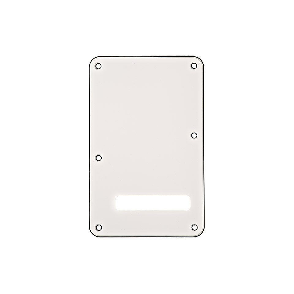 Fender Stratocaster Modern-Style Tremolo Backplate white Abdeckplatte von Fender