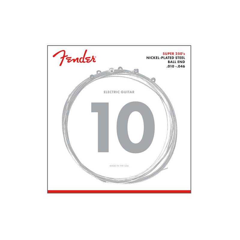 Fender Super 250R, 010-046 Saiten E-Gitarre von Fender