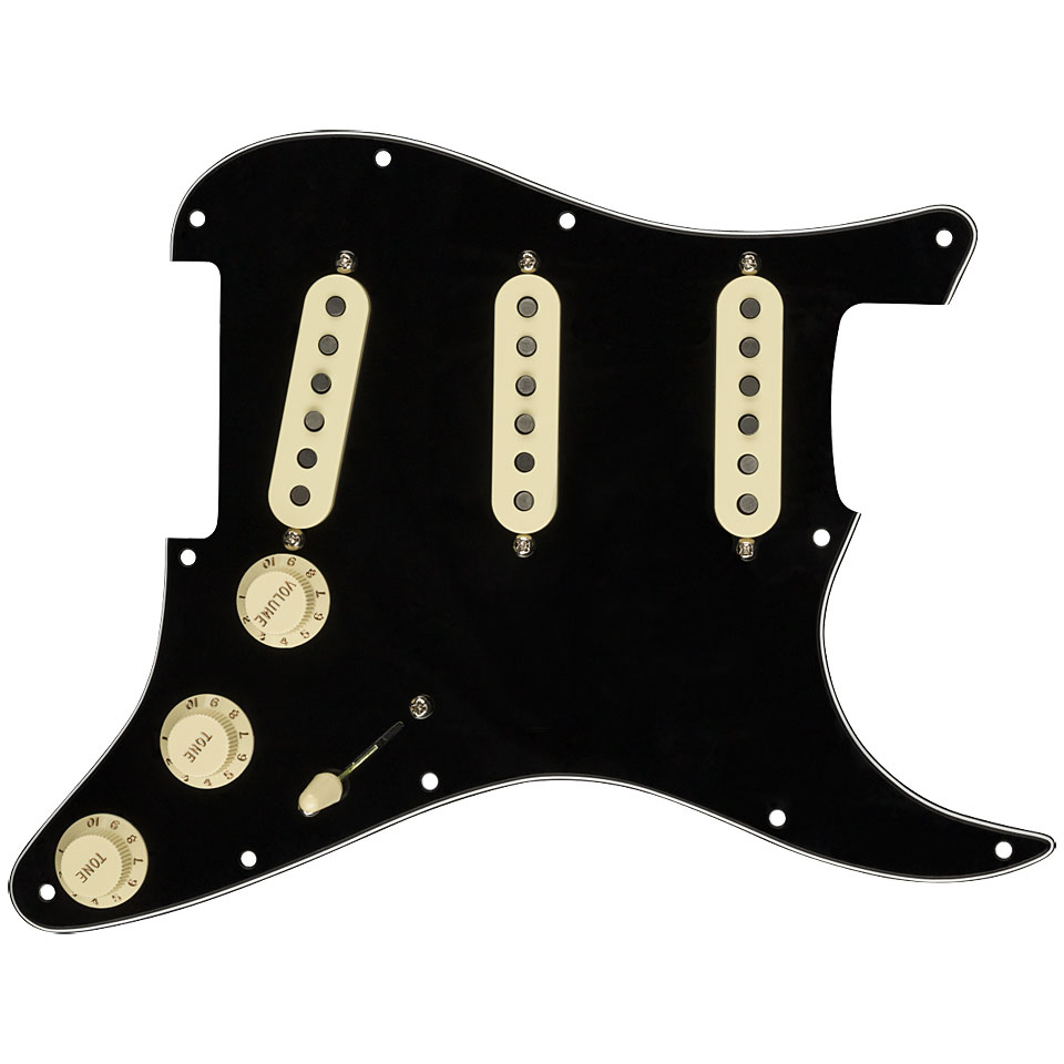 Fender Texas Special pre wired Set Black Pickguard Pickup E-Gitarre von Fender
