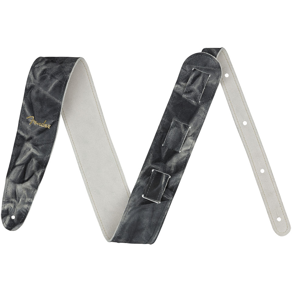 Fender Tie Dye Leather Strap, Black Gitarrengurt Fender Tie Dye Leather Strap, Black Gitarrengurt von Fender