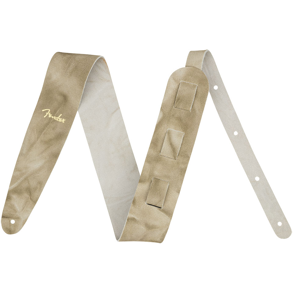 Fender Tie Dye Leather Strap, Natural Gitarrengurt Fender Tie Dye Leather Strap, Natural Gitarrengurt von Fender
