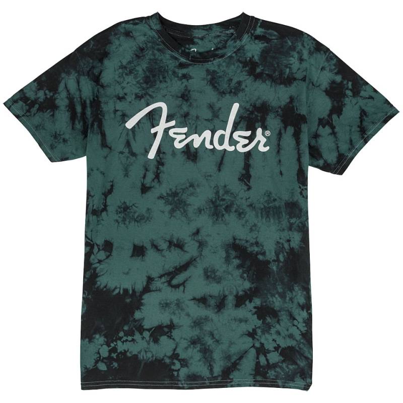 Fender Tie Dye Logo Blue XXL T-Shirt von Fender