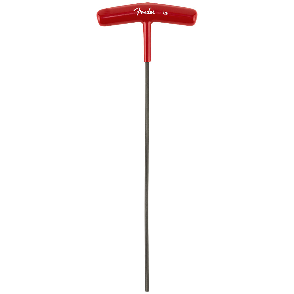 Fender Trussrod Wrench T-Style 1/8" Red Inbus Fender Trussrod Wrench T-Style 1/8" Red Inbus von Fender
