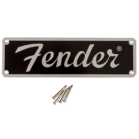 Fender Tweed Amp-Logo, black Ersatzteil Verstärkung von Fender