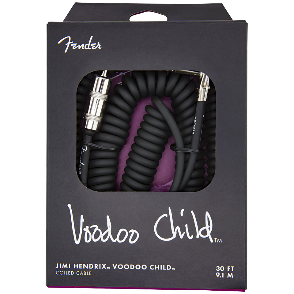 Fender Voodoo Child Cabel Black Instrumentenkabel von Fender