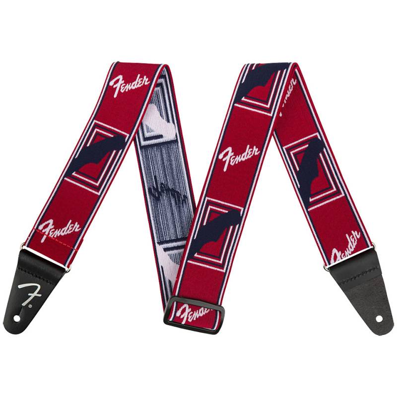 Fender Weighless 2" Mono Strap, Red Gitarrengurt von Fender